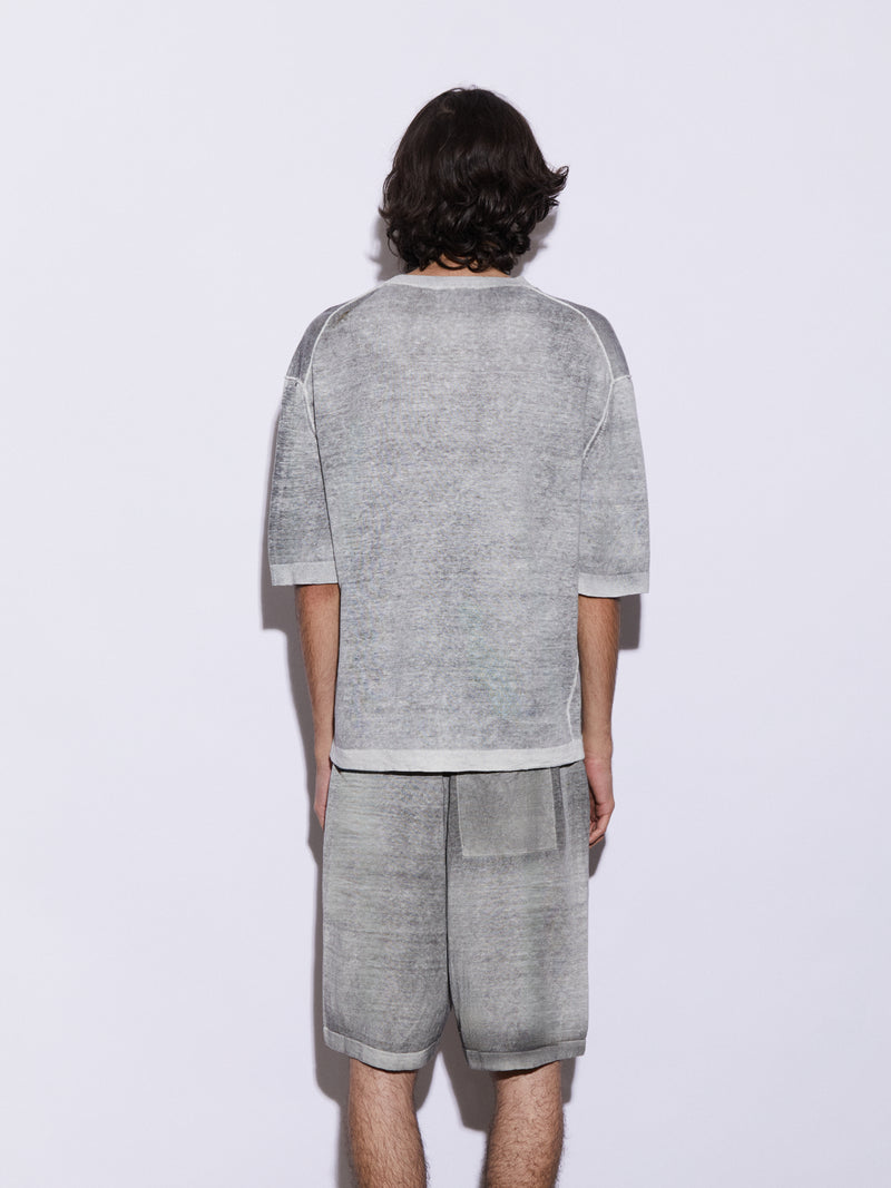 Shorts in Lino aerografati a mano