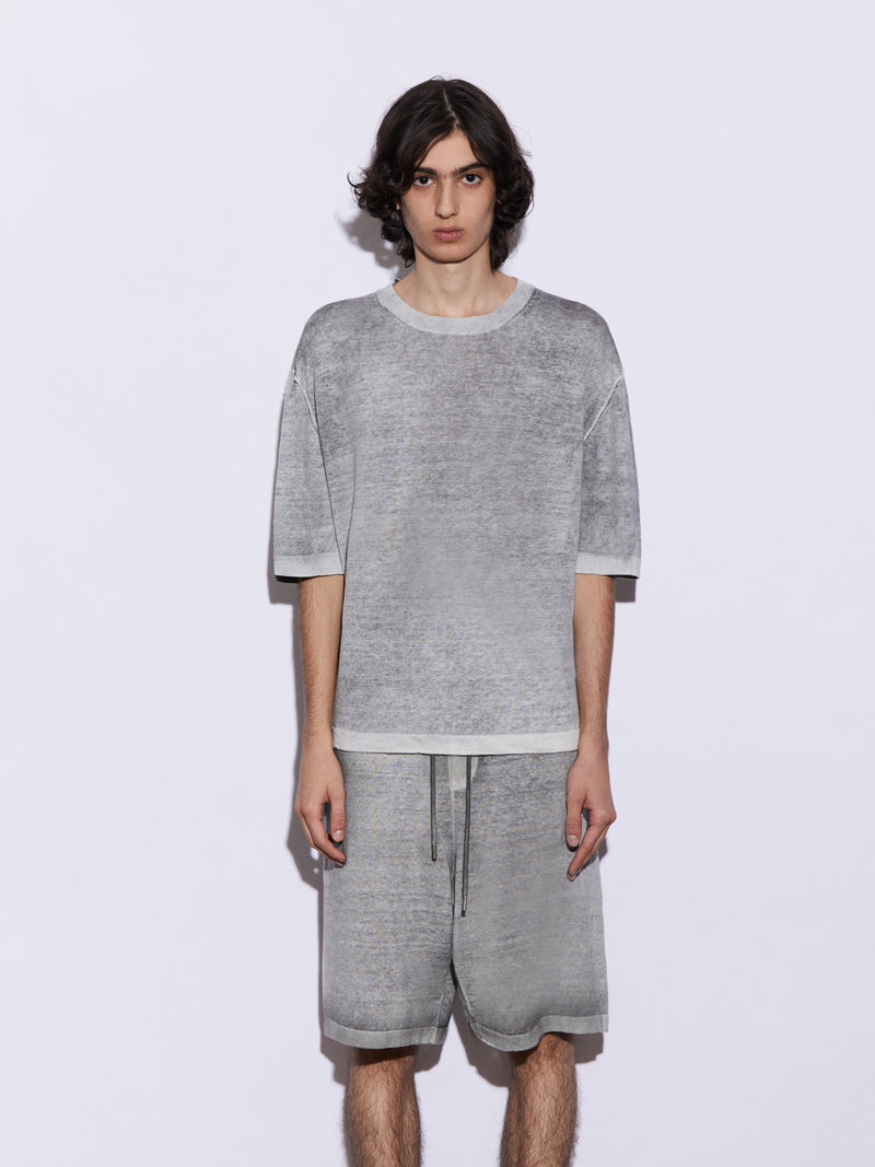 Shorts in Lino aerografati a mano