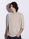 T-shirt in Lino e Seta
