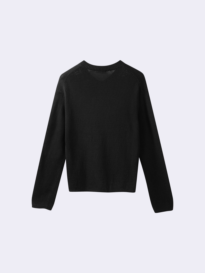 Maglia scollo a V over in Cotone