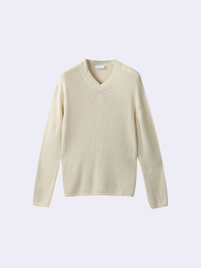 Maglia scollo a V over in Cotone
