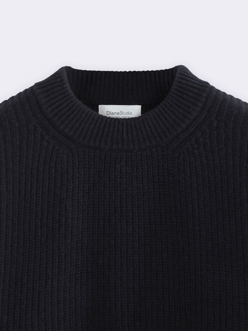 Basic choker in seed stitch