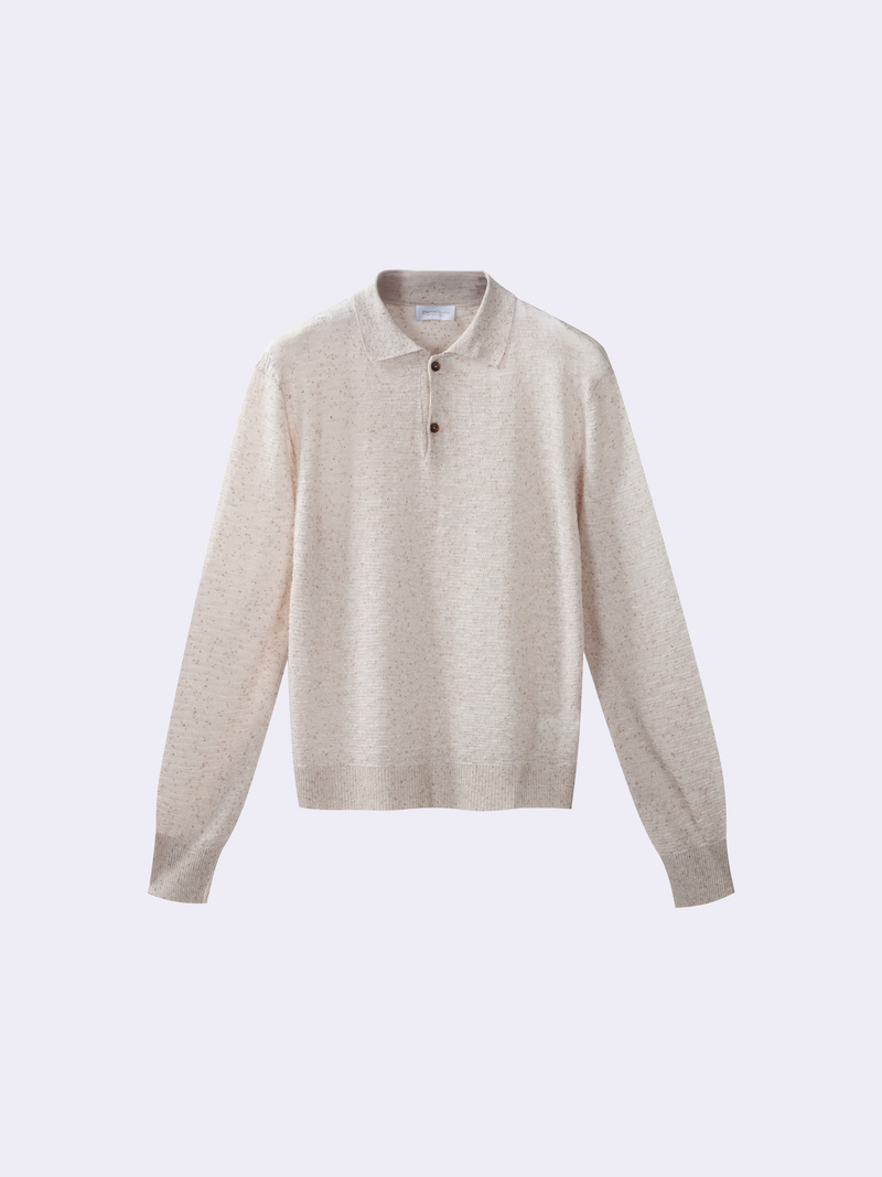 Polo in Lino e Seta