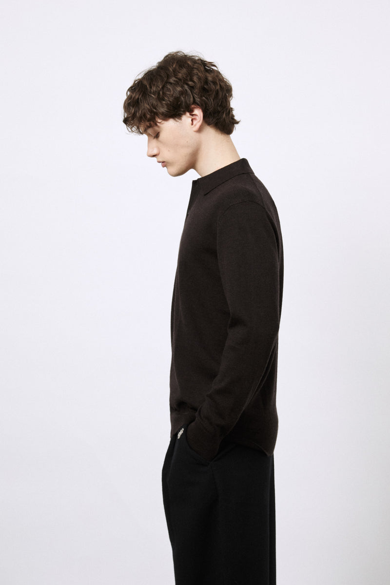 Polo in Lana Merino extrafine