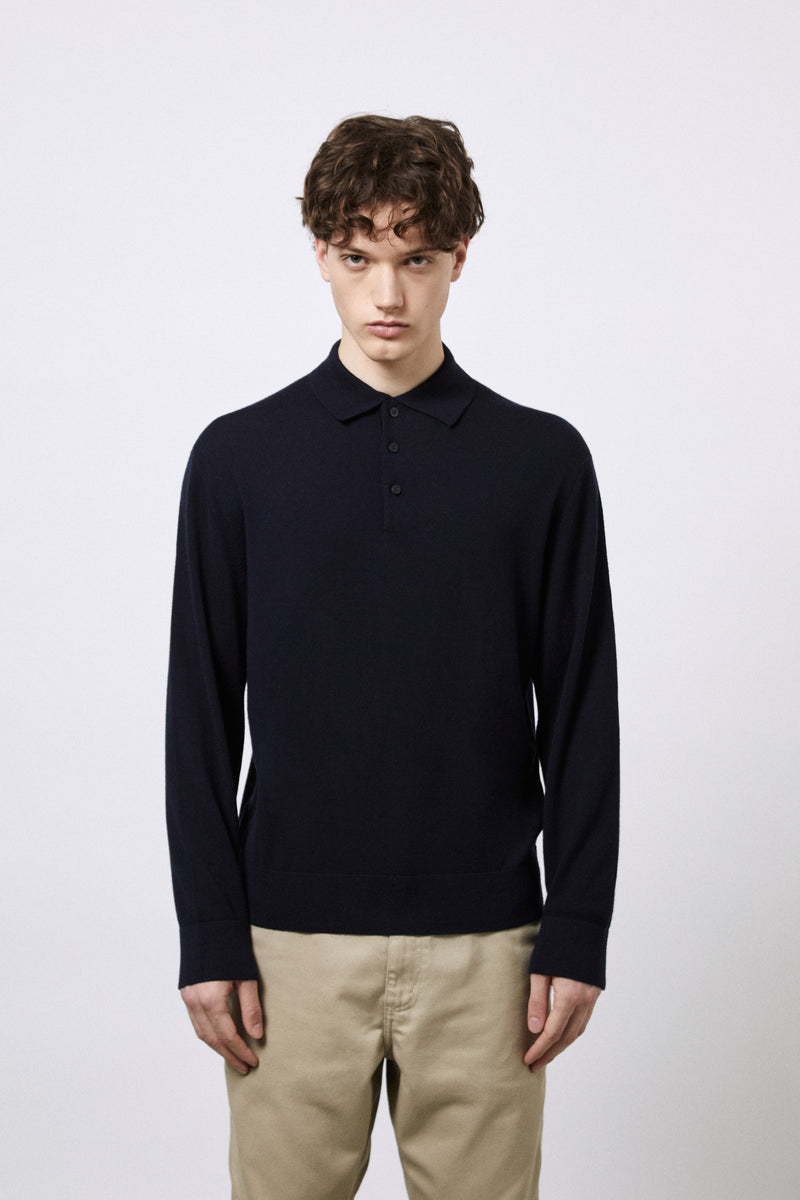 Polo in Cashmere e Lana Merino extrafine