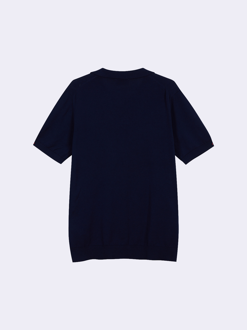 Polo senza bottoni in Cotone Leggero