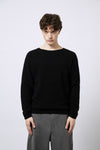 Boatneck in pura Lana con lavorazione casentino