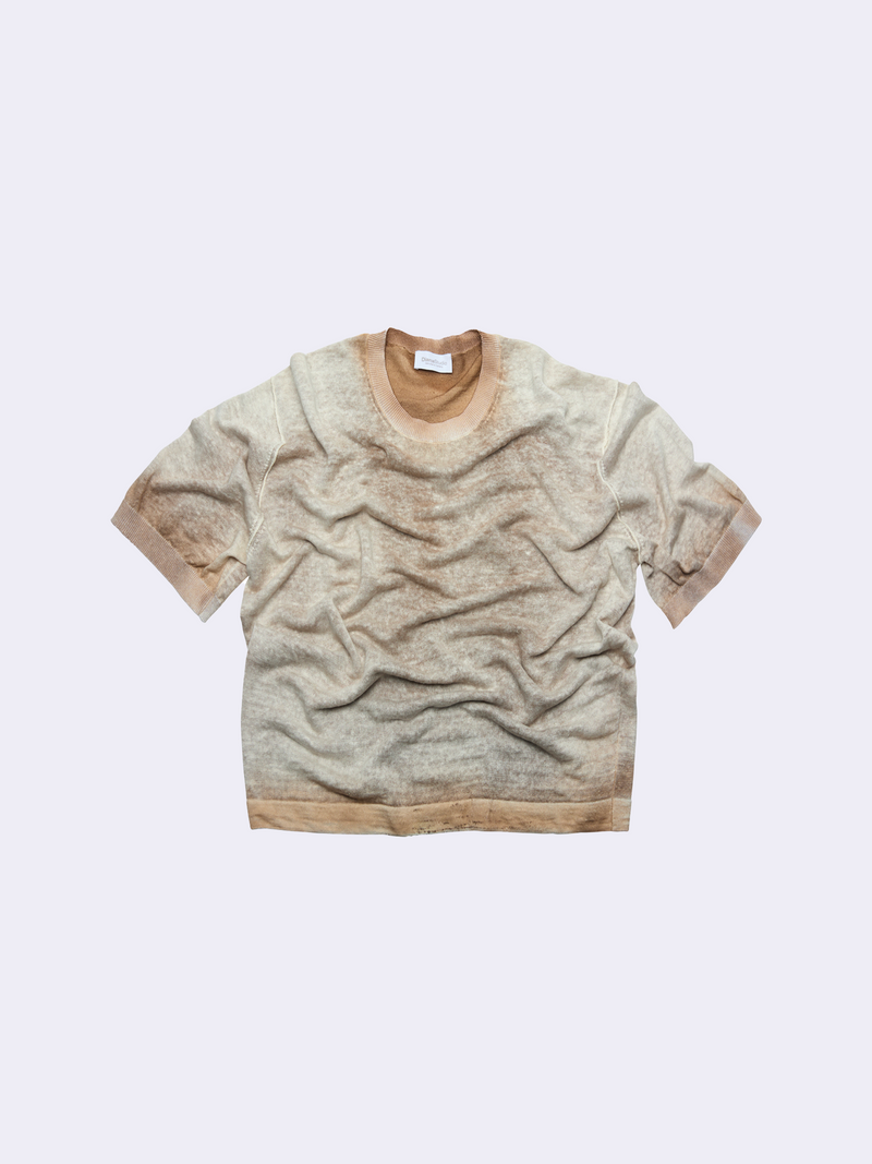 T-shirt in Lino aerografata a mano
