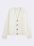 Cardigan aus reiner Wolle in englischem Strickmuster
