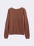 Boatneck in pura Lana con lavorazione casentino
