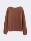 Boatneck in pura Lana con lavorazione casentino
