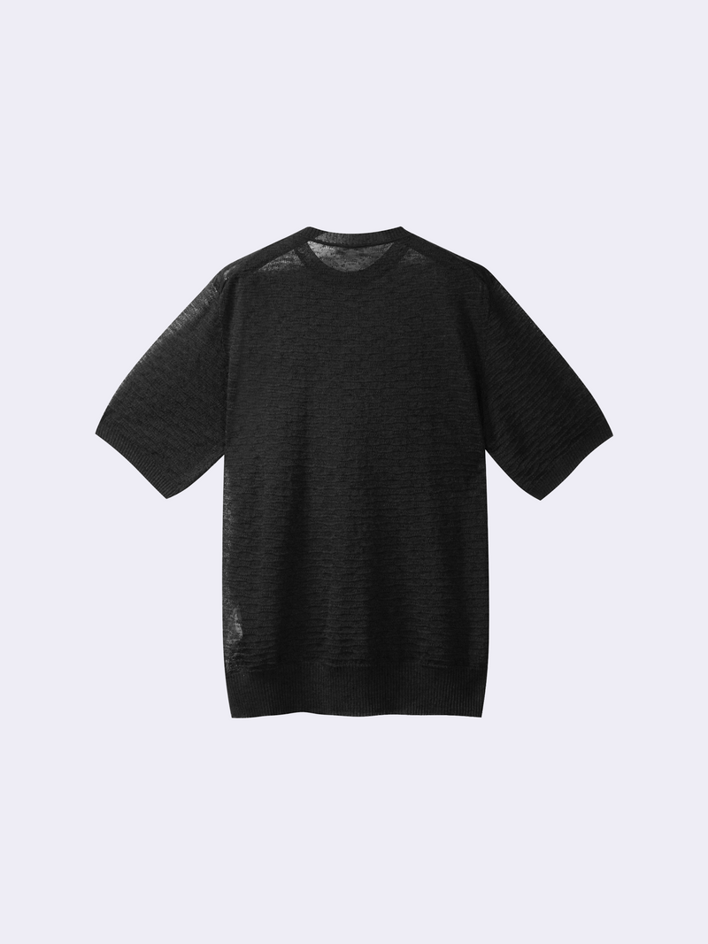 T-shirt in Lino e Seta