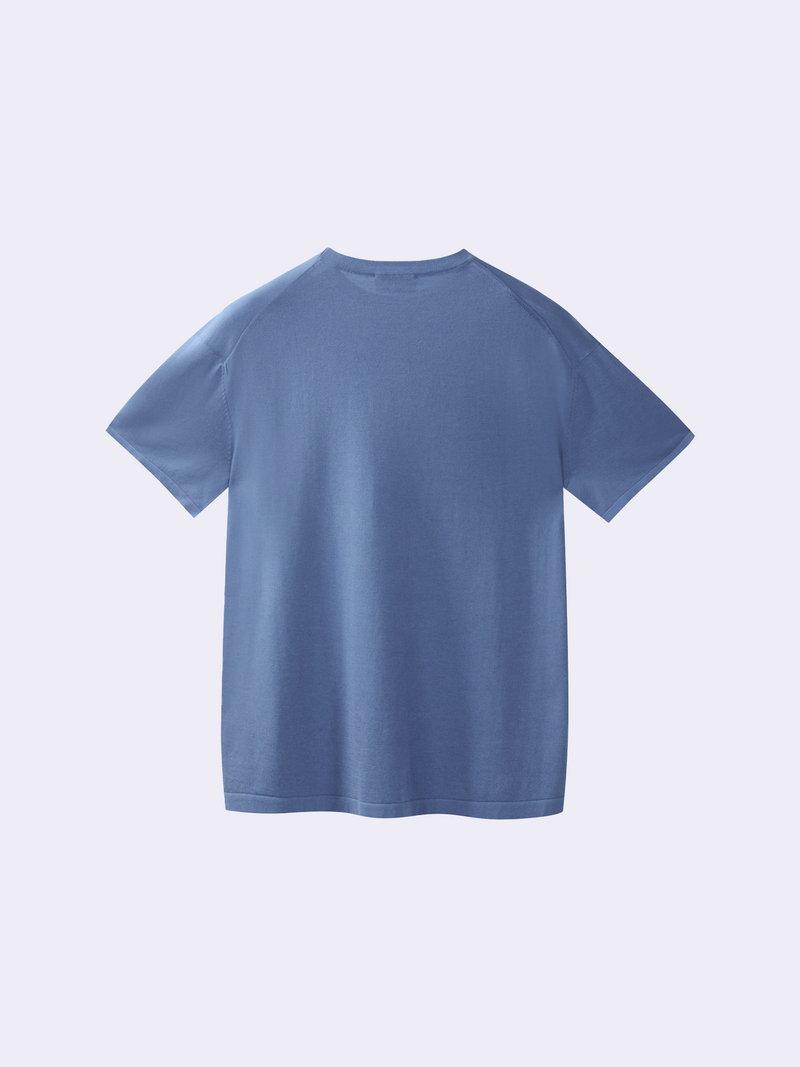 T-shirt in Cotone e Seta