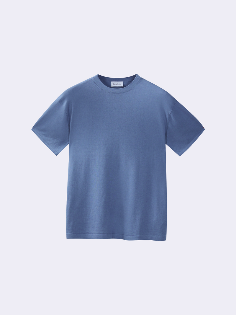 T-shirt in Cotone e Seta