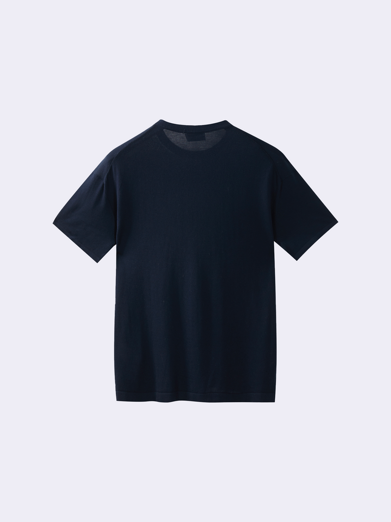 T-shirt in Cotone e Seta