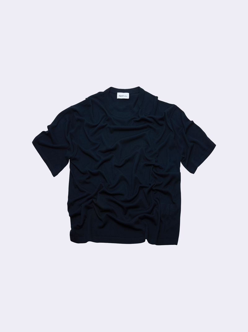 T-shirt in Cotone e Seta