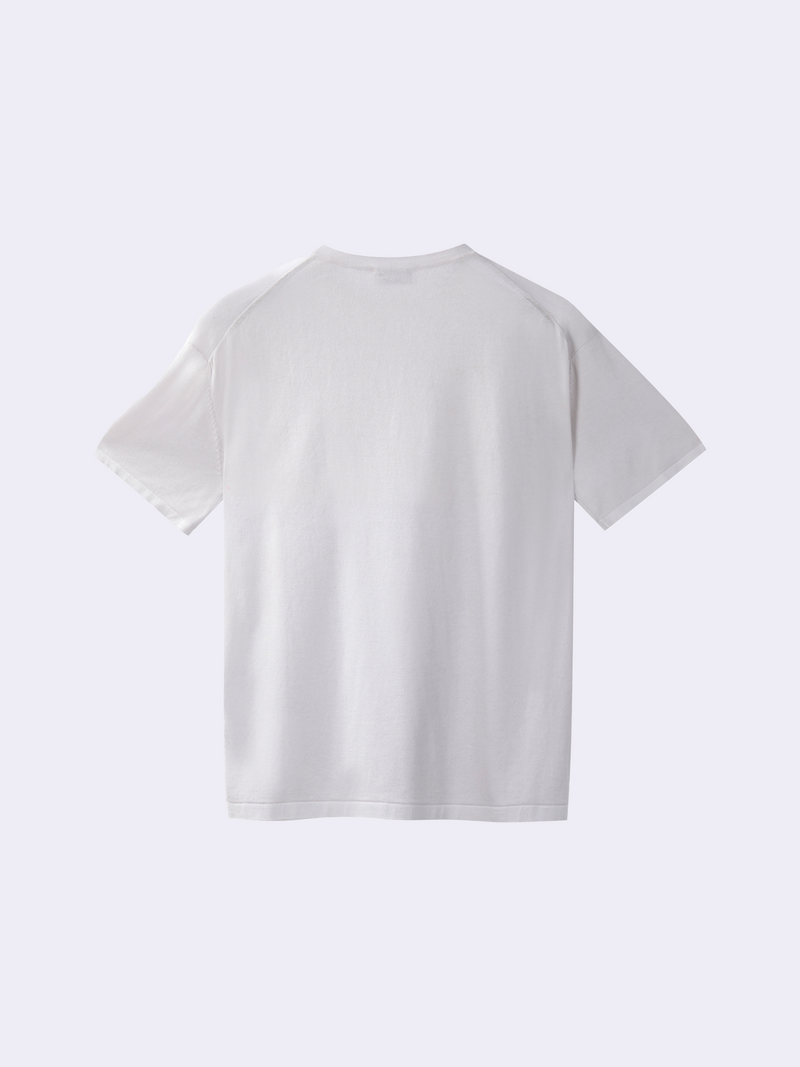 T-shirt in Cotone e Seta