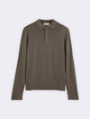 Feines Poloshirt aus Kaschmir und extrafeiner Merinowolle