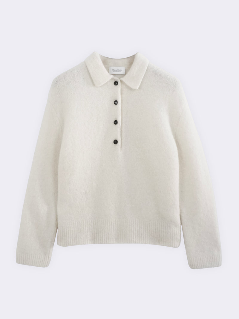 Boxy-Polo aus Babyalpaka
