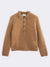 Boxy baby alpaca polo shirt