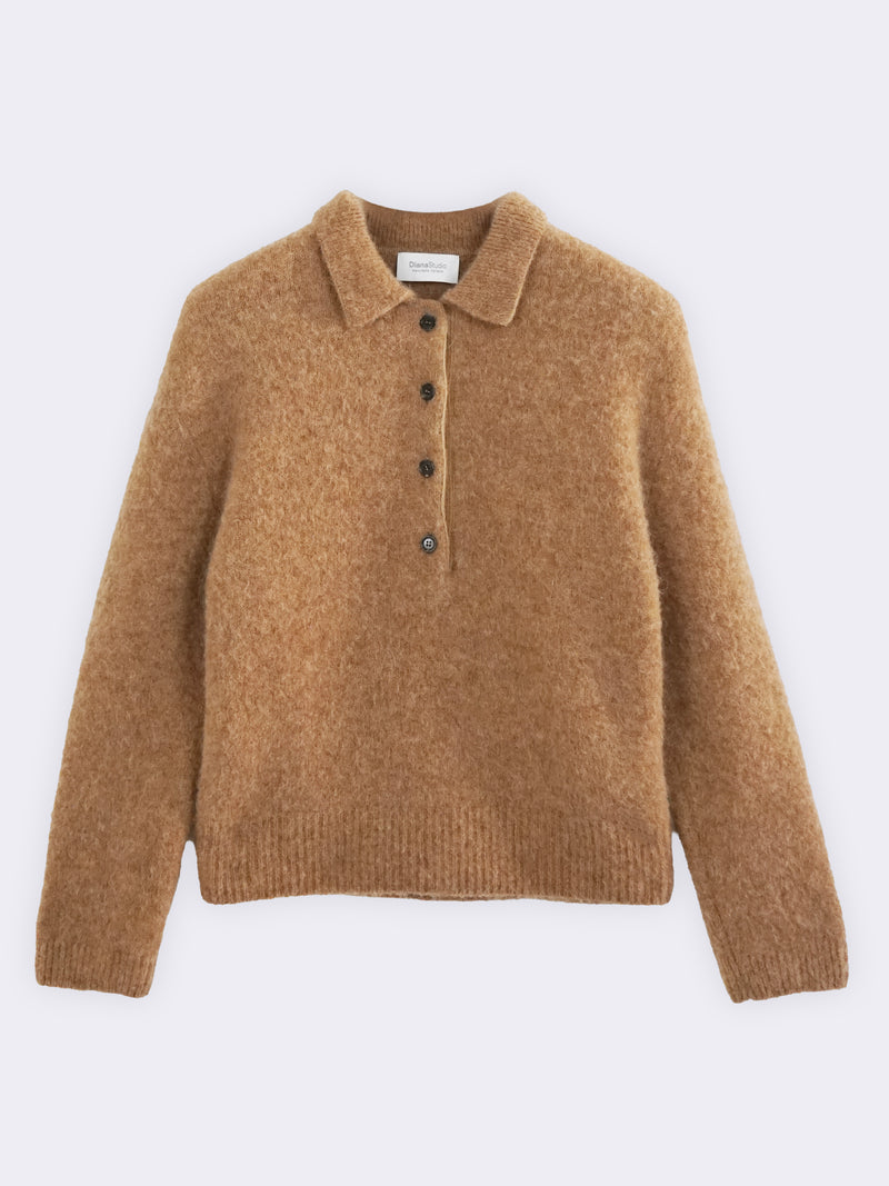 Boxy-Polo aus Babyalpaka
