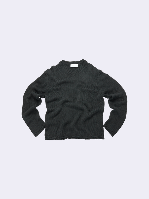 Scollo a V in Lino e Seta