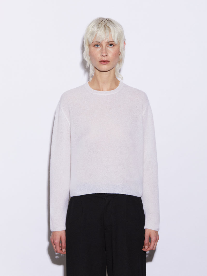 Girocollo nuvola in Cashmere e Lana