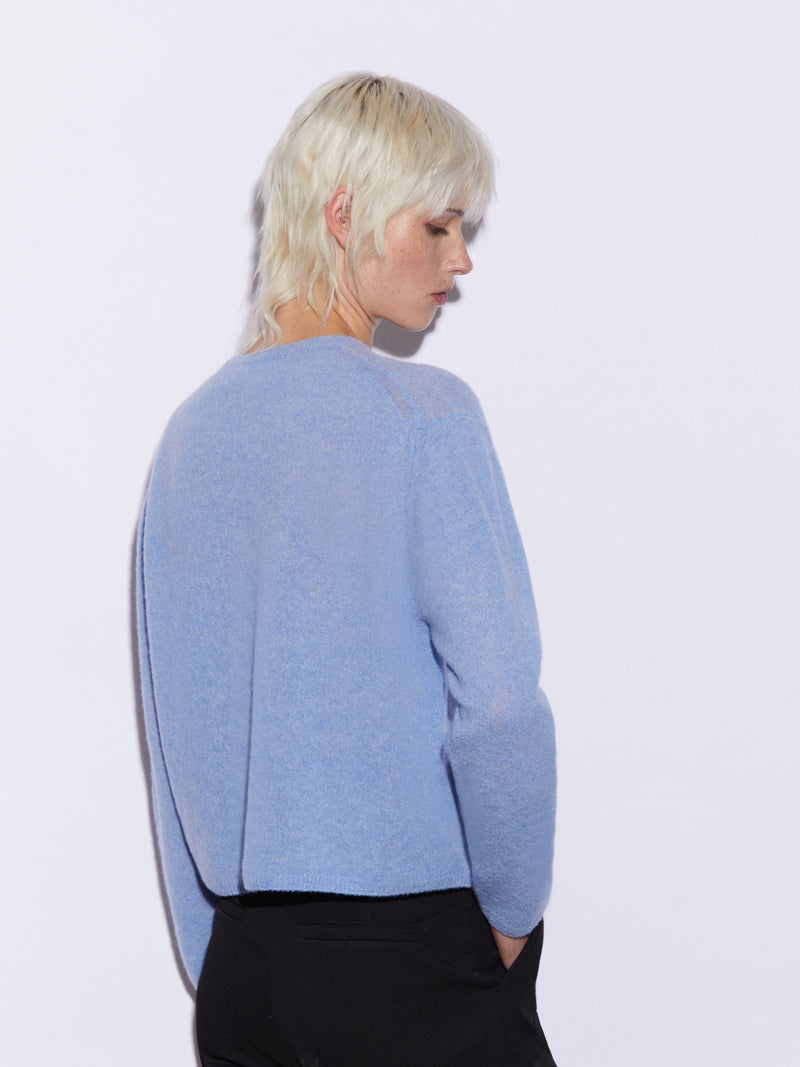 Girocollo nuvola in Cashmere e Lana