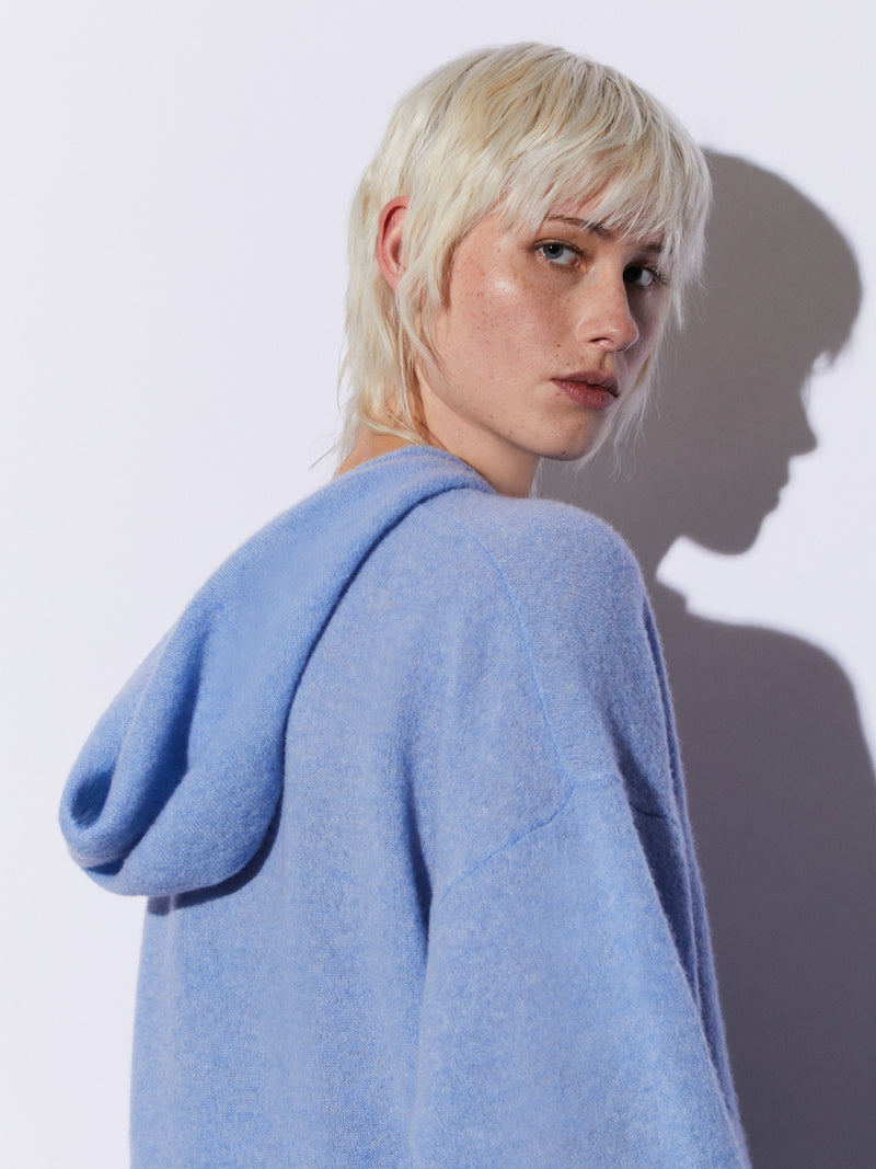 Felpa nuvola in Cashmere e Lana