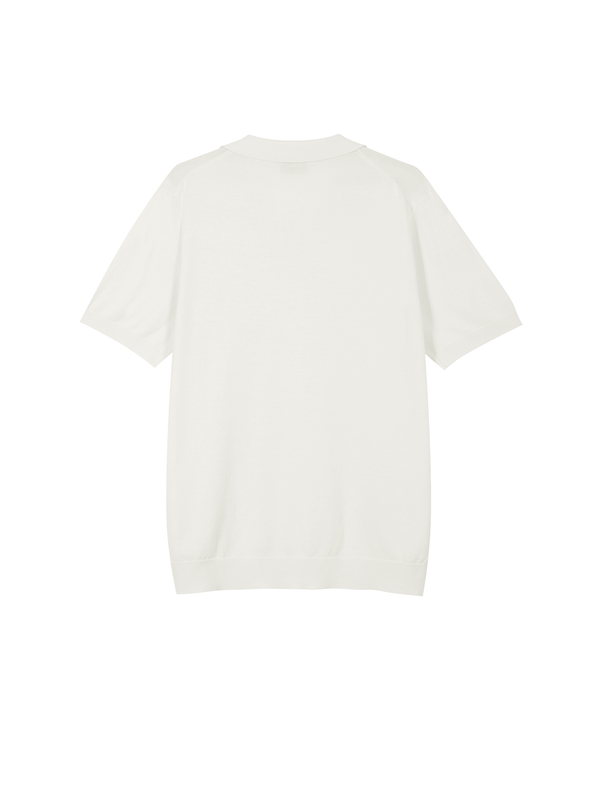 Polo senza bottoni in Cotone Leggero