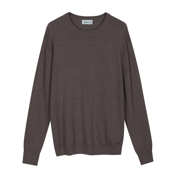 Crewneck in 100% extra-fine Merino wool