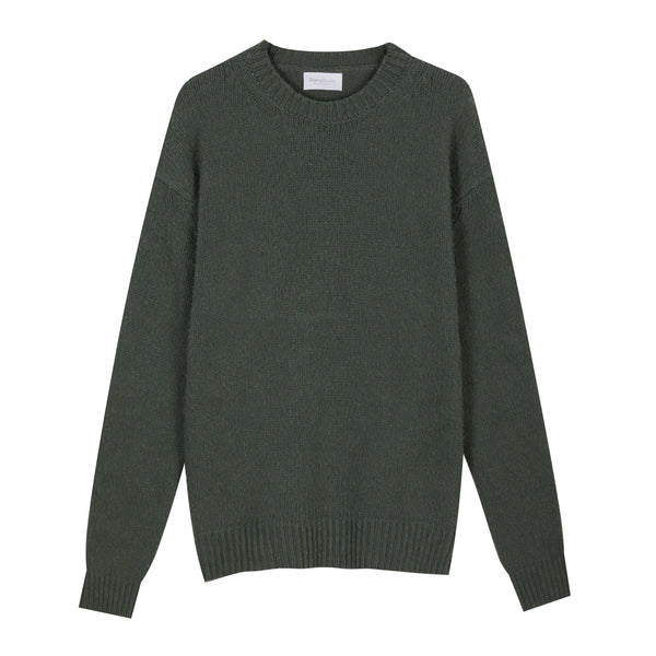 Oversized crewneck with Casentino workmanship