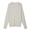 Scollo a V in Cashmere e Lana
