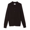 Polo aus Merino-Bouclé-Wolle