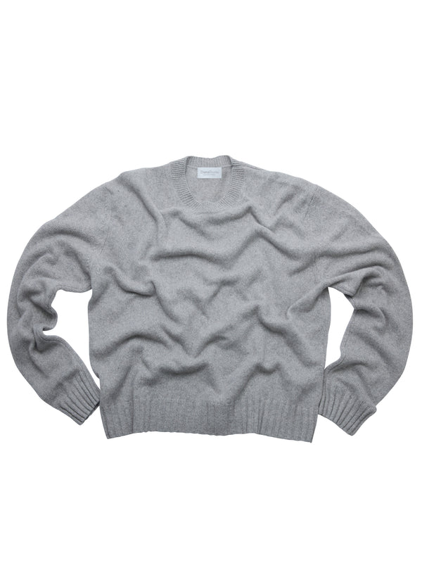 Rundhalspullover aus 100 % regeneriertem Kaschmir