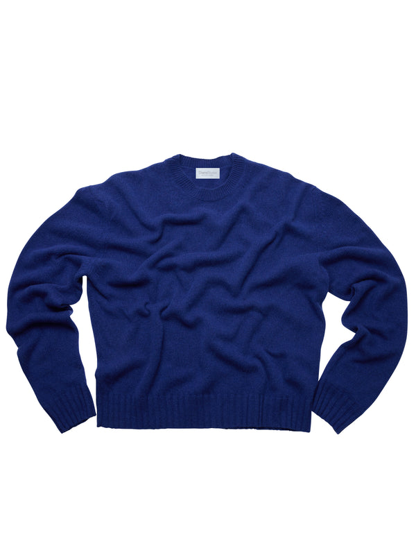 Rundhalspullover aus 100 % regeneriertem Kaschmir