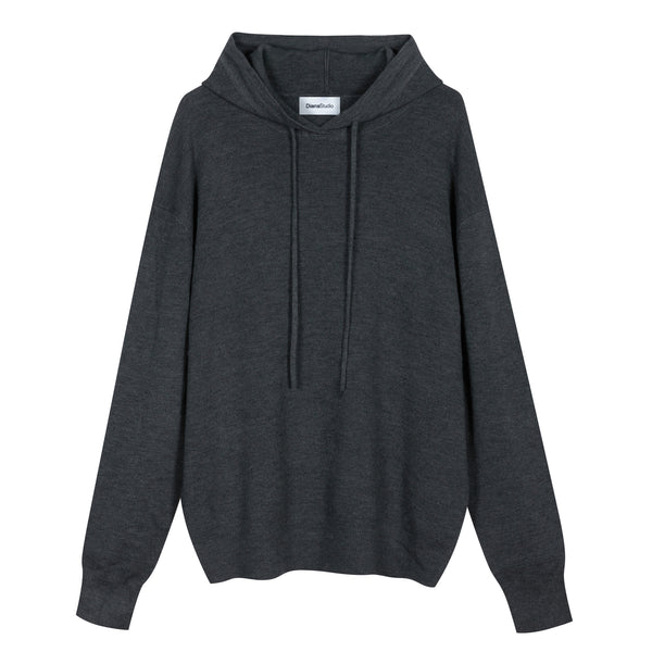 Technical sweatshirt in solid knit