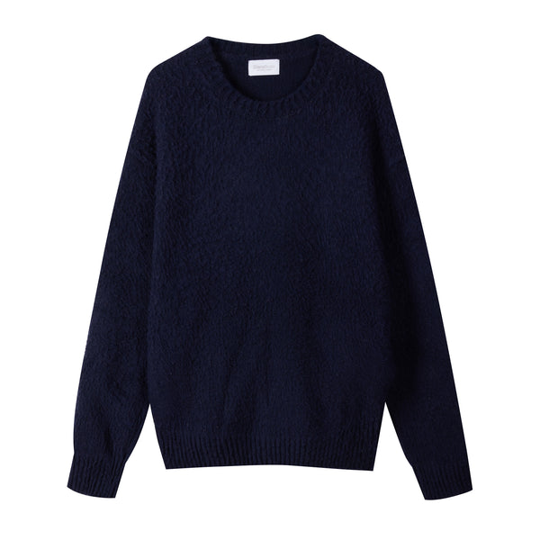 Oversized crewneck with Casentino workmanship