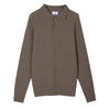 Polo in punto canestro in Cashmere e Lana
