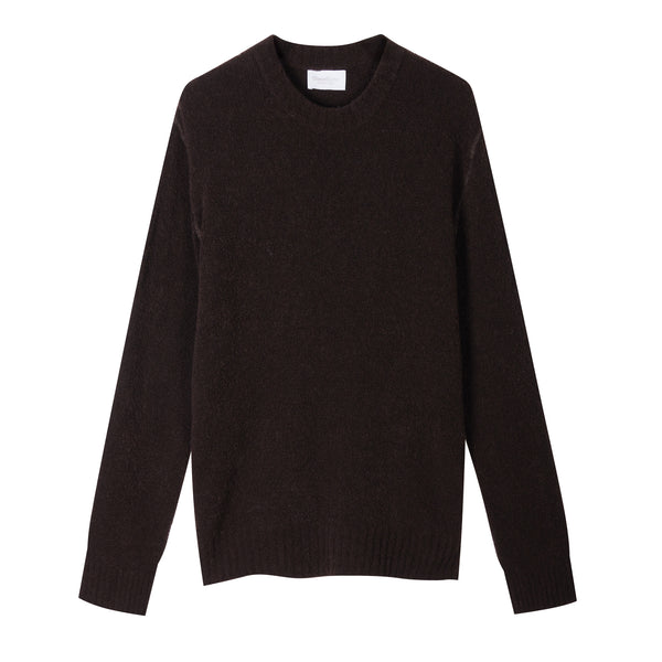 Girocollo bouclé misto Lana Merino