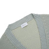 Cardigan in maglia Bicolor con Rotture - Immagine 2