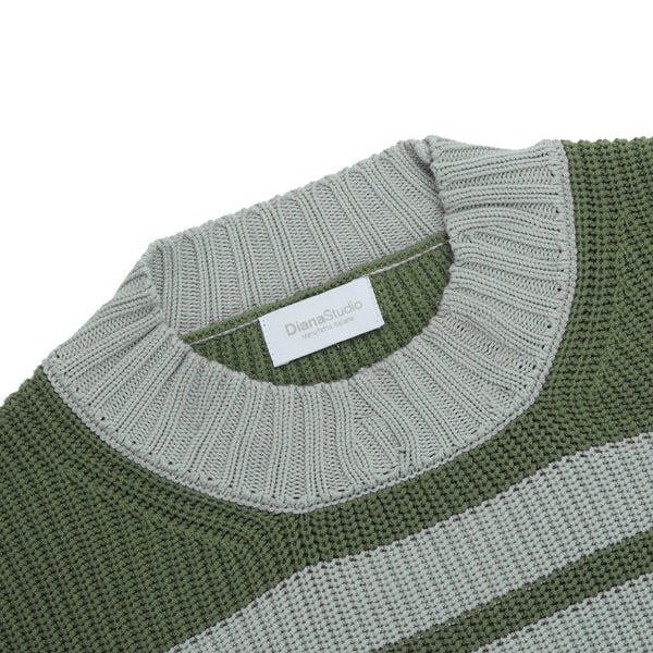 Girocollo in maglia Bicolor con Rotture - Immagine 3