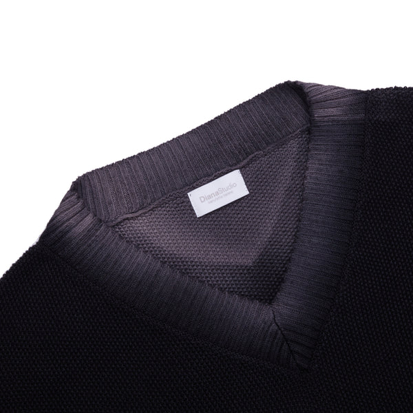 Maglia Aerografata a mano in Lino - Variante Nero - Immagine 3