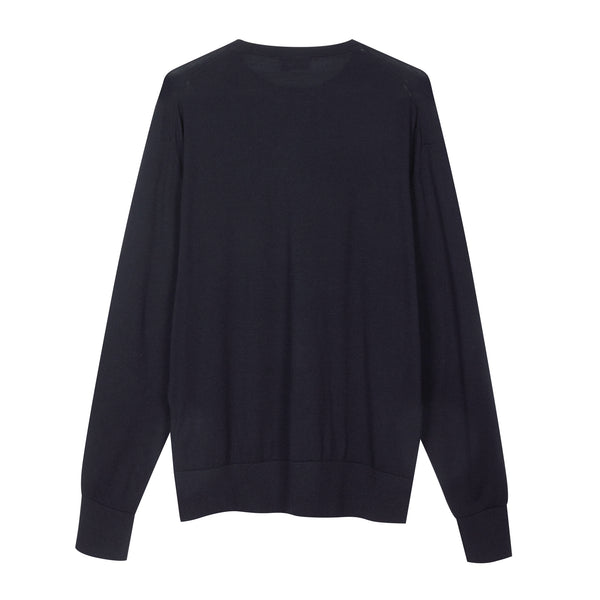 Girocollo in Lana Merino extrafine e Cotone organico