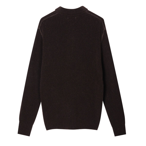 Polo bouclé misto Lana Merino