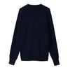 Technical crew neck in plain knit