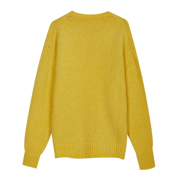 Oversized crewneck with Casentino workmanship
