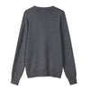 Technical crew neck in plain knit