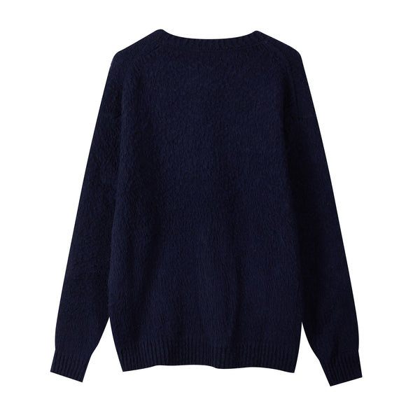 Oversized crewneck with Casentino workmanship