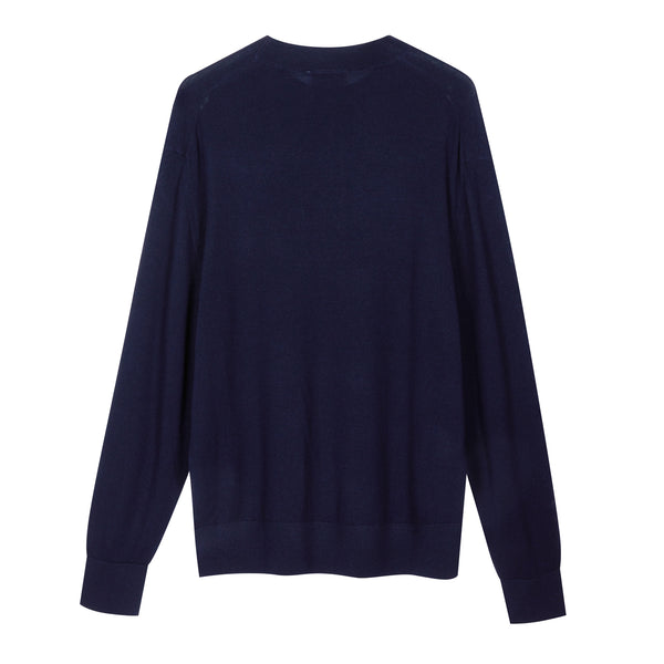 Girocollo fine in Cashmere e Merino Extrafine